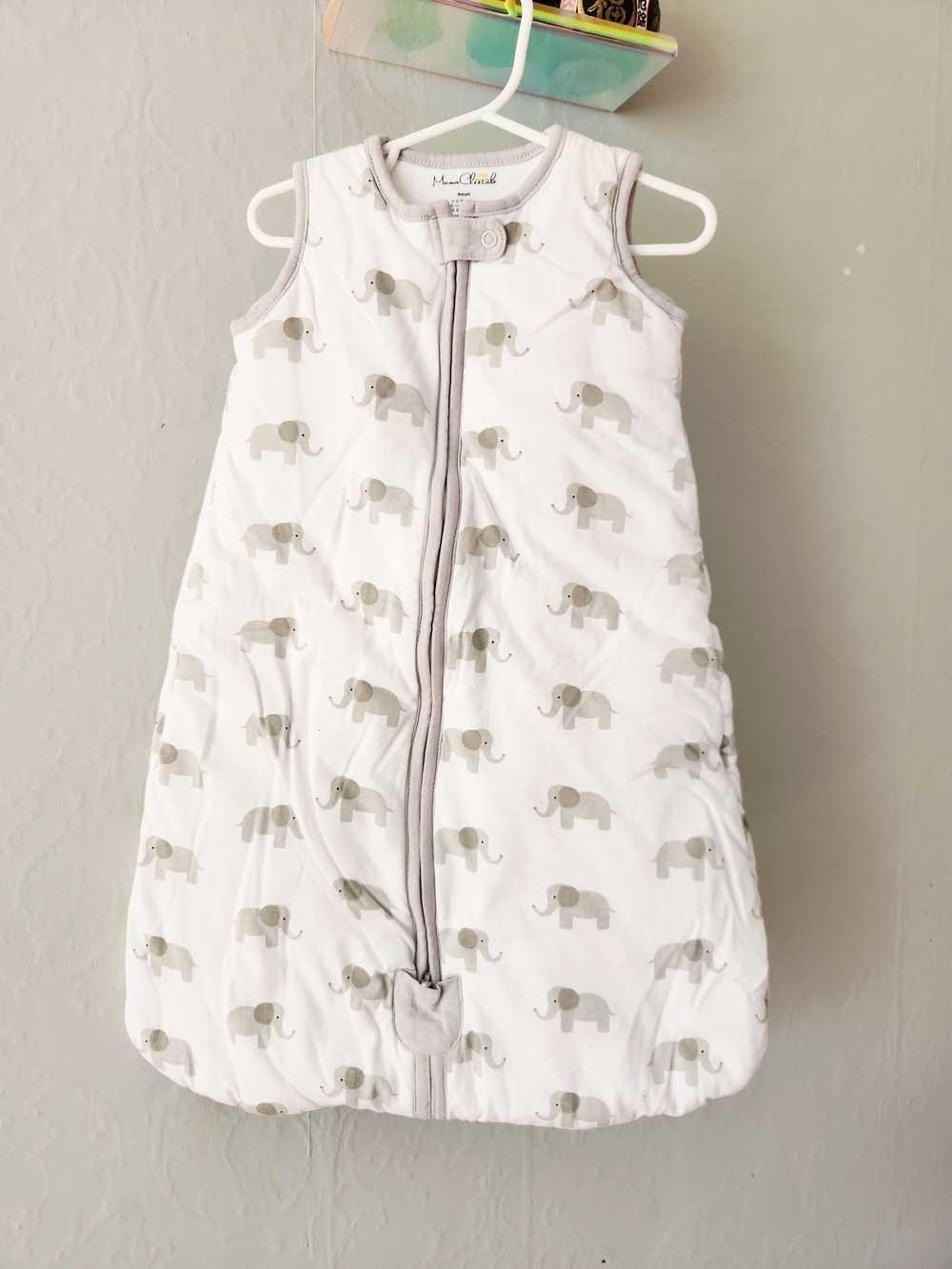 Mama Cheetah 0-6 Month Elephant Print Sleep Sack